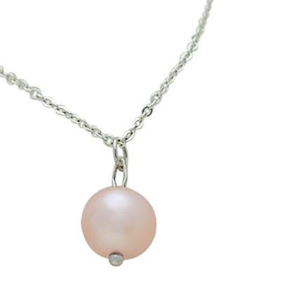 Draped Gold Pearl Cremation Pendant