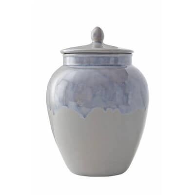 Dripping Winter Ceramic Cremation Urn