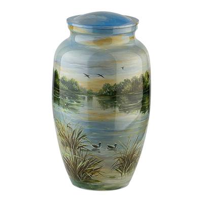 Duck Season Metal Urn