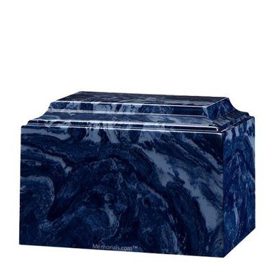 Dumortierite Cultured Marble Mini Urn