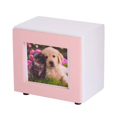 Dusted Pink Large Photo Pet Urn