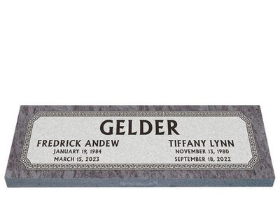 Dynasty Companion Granite Headstone 42 x 12