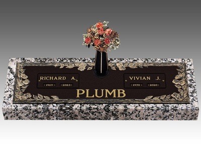 Dynasty Dogwood Companion Cremation Headstone