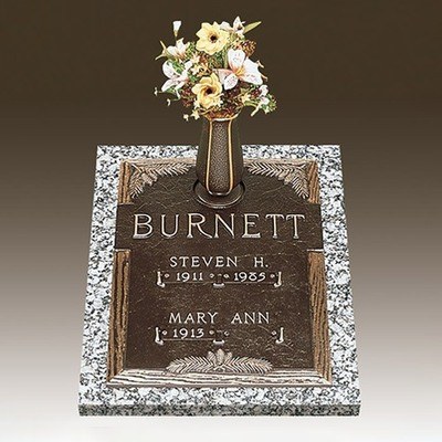 Dynasty Pine Deep Bronze Headstone 16 x 24