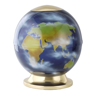 World Globe Cremation Urn