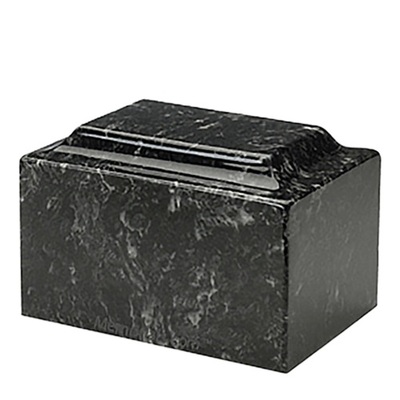 Ebony Marble Medium Urn