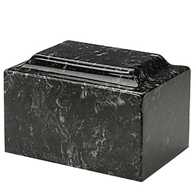 Ebony Marble Oversized Urn