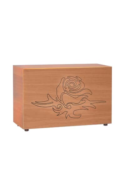 Elegant Floral Cremation Urn