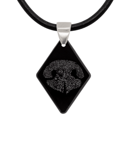 Black Noseprint Diamond Pendant