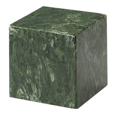 Emerald Cube Keepsake Cremation Urn