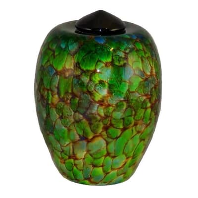 Emerald Forest Companion Glass Urn