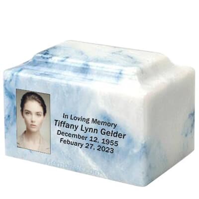 Enchanting Marble Photo Urn