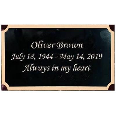 Engraved Name Plaque