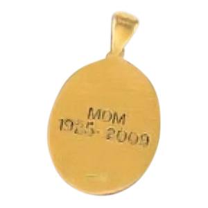 Regular Casing Hand Print 14k Yellow Gold Keepsakes