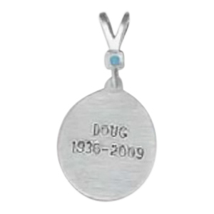 Regular Casing Feet Sterling Keepsake Pendant