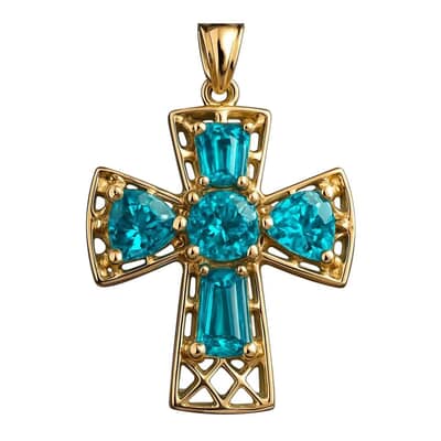 Eternal Cross Cremation Diamond Necklace