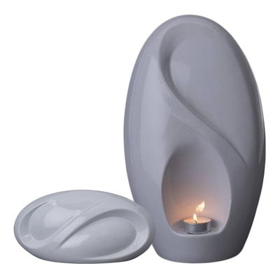 Eternity White Ceramic Urns