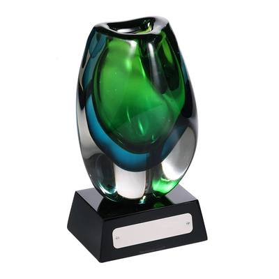 Everglades Glass Keepsake Urn