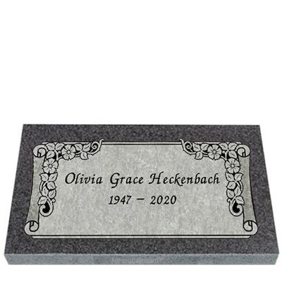 Everlasting Love Granite Grave Marker 20 x 10