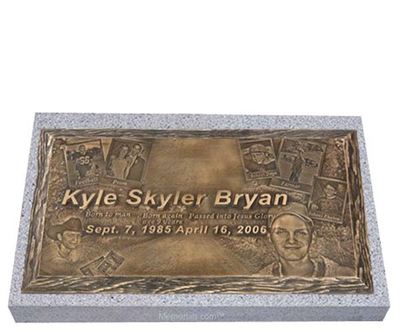 Expression Bronze Grave Marker For One