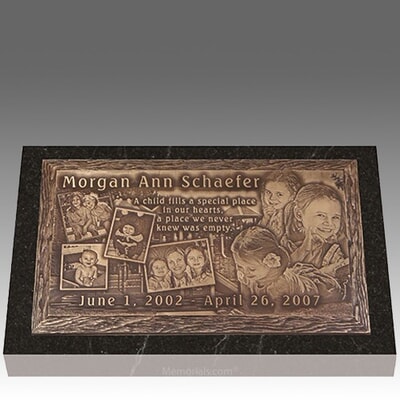 Expression Bronze Grave Marker For One