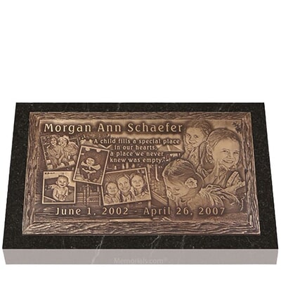 Expression Bronze Grave Marker For One