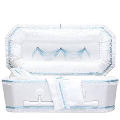Exquisite Blue Large Child Casket