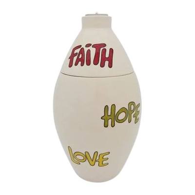 Faith Love Hope Cremation Urn