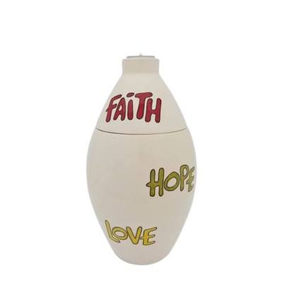 Faith Love Hope Petite Cremation Urn