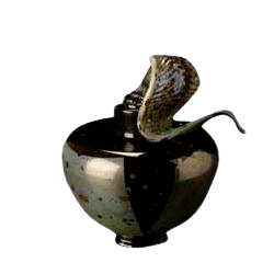 Faldo Blackolodas Glass Urn