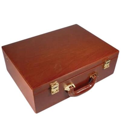Fall Creek Leather Case Cremation Urn