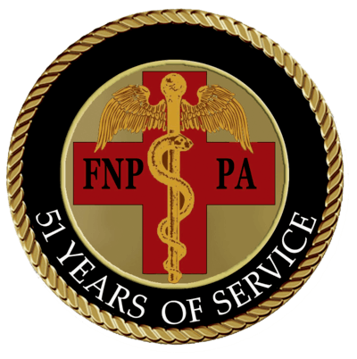 Family Nurse Practitioner 51 Years of Service Medallion