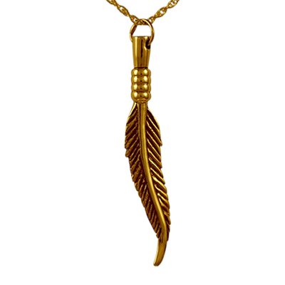 Feather Keepsake Pendant II