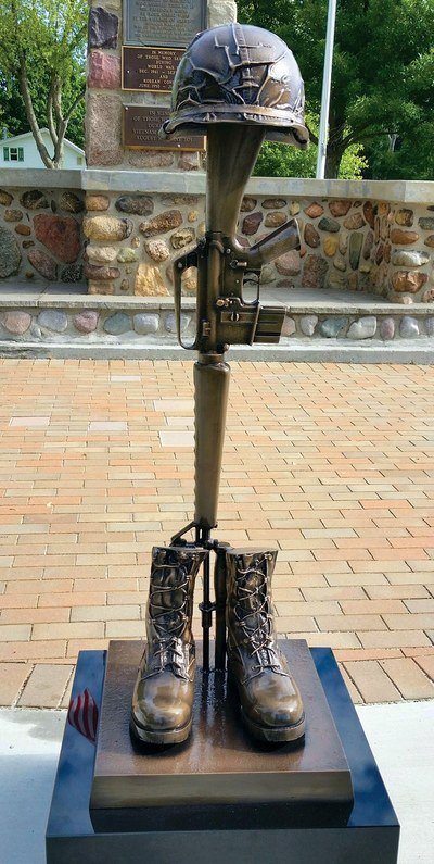 Field Cross Military Cremation Urn