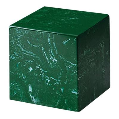 Fields of Evergreen Cube Pet Cremation Urn