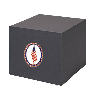 Swedish US Flag Cremation Urn