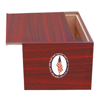 Danish US Flag Cremation Urn