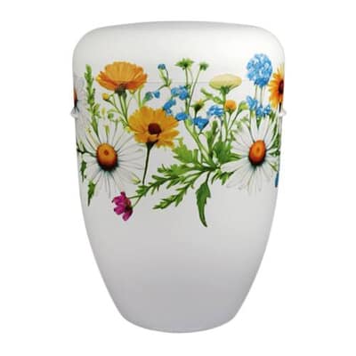 Flower Meadow Biodegradable Cremation Urn