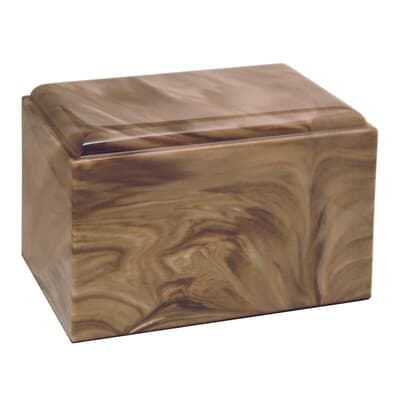 Flowing Earth Cultured Marble Urn