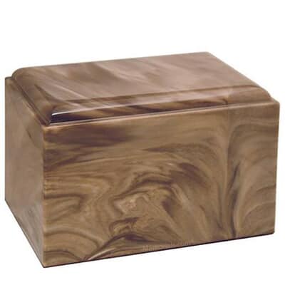 Flowing Earth Cultured Marble Urn