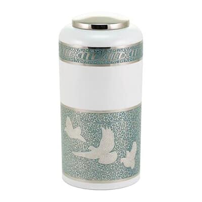 Flying Home Cylinder Cremation Urn