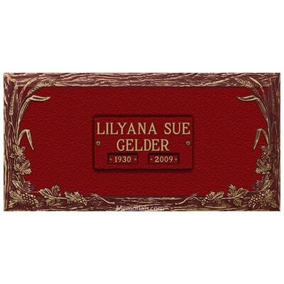 Forest Pines Cremation Bronze Plaques