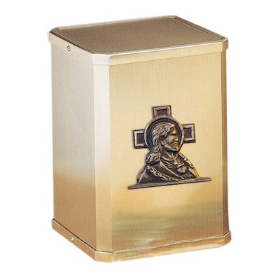 Forever Bronze Sacred Heart of Jesus Cremation Urn