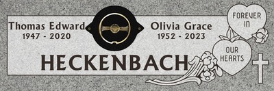 Forever in Our Hearts Granite Headstones