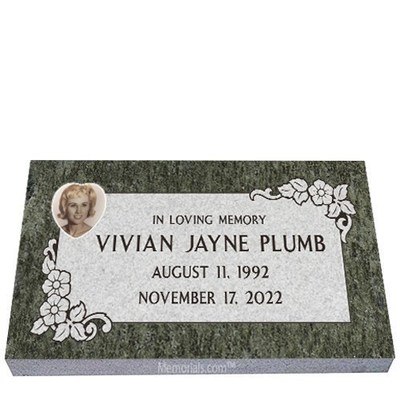 Forever Loved Granite Grave Marker 20 x 10