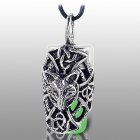 Dog Green Cremation Necklace