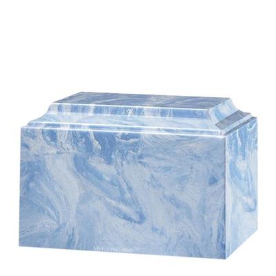 Frost Blue Pet Mini Cultured Marble Urn