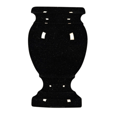 Galaxy Black Granite Vase V