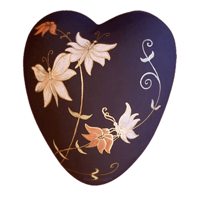Garden Ceramic Heart Urns