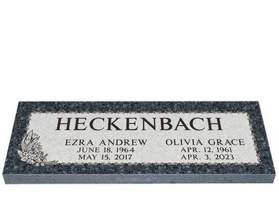 Garden of Eternity Companion Granite Headstone 42 x 12